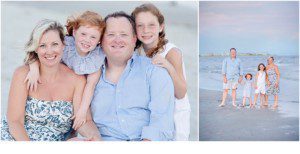 family close up pictures at holden beach