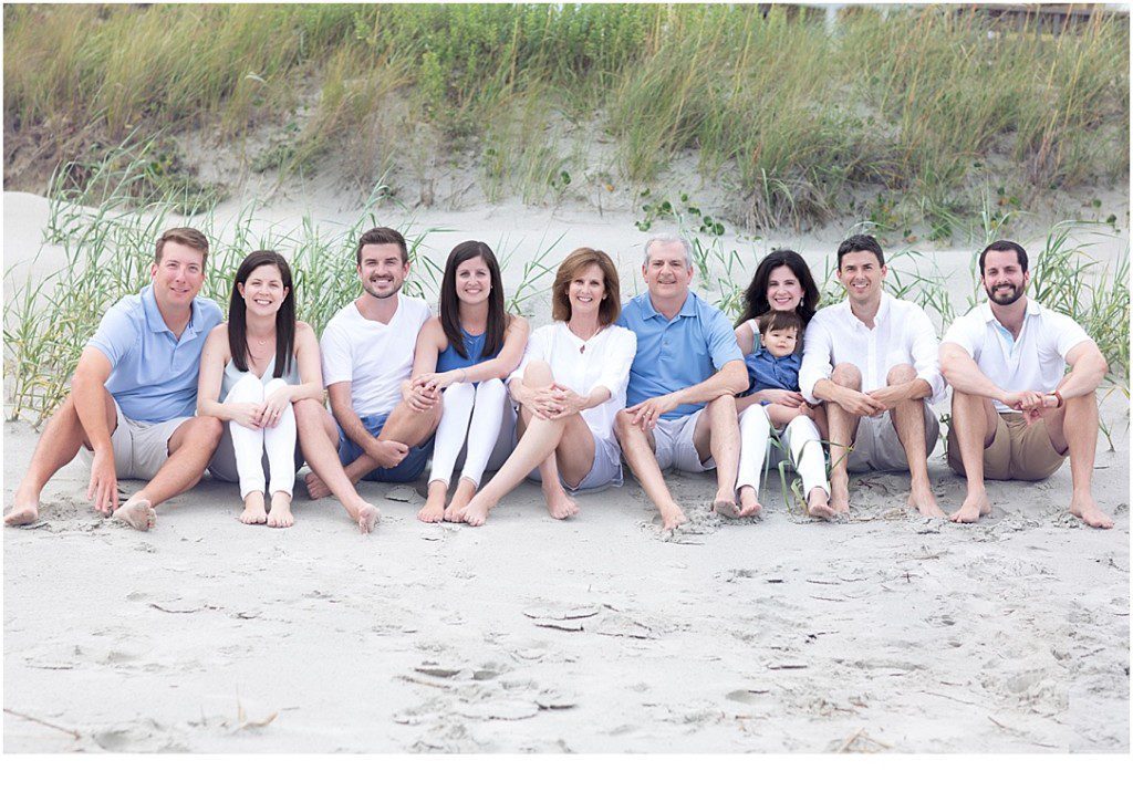 family pictures on the dunes ocean isle beach