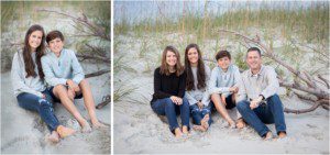 sunset family pictures holden beach